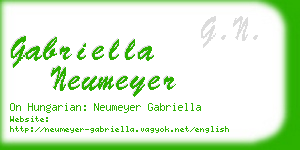 gabriella neumeyer business card